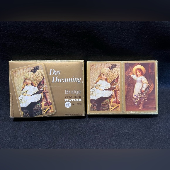 Vintage PIATNIK Bridge 2 DECKS Playing CARDS #2518 Austria - Picture 6 of 10